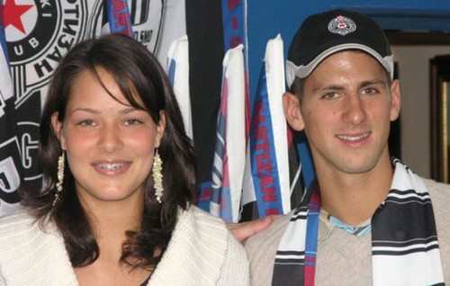  Novak Djokovic and Ana Ivanovic..