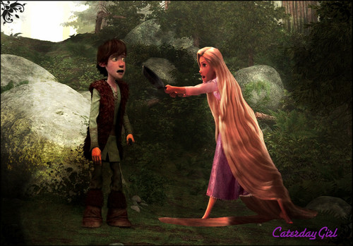  Rapunzel and Hiccup