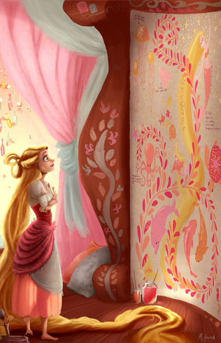  Walt Disney người hâm mộ Art - Princess Rapunzel