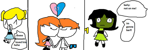  lil Dexter and blossom comic