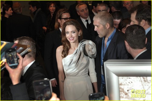  Angelina Jolie & Brad Pitt: 'Blood & Honey' Paris Premiere!