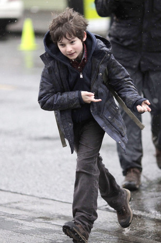  Jared Gilmore On The Set Of Once Upon A Time