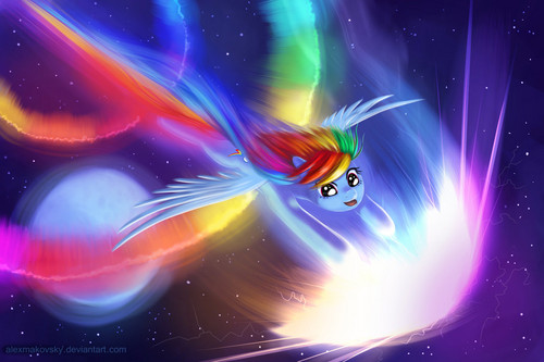  arco iris, arco-íris Dash's speed