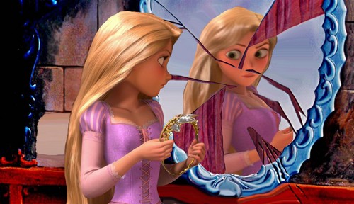  Rapunzels Broken Reflection ( Beauty & The Beast)