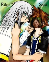  Riku and me about to kiss...
