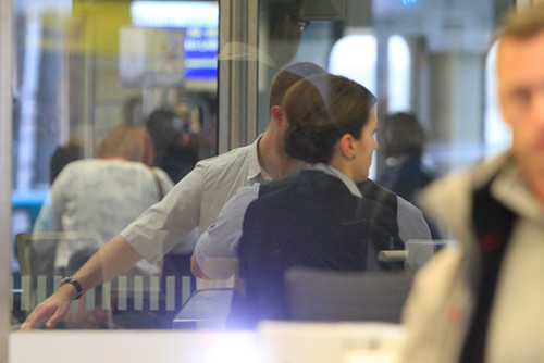 Robert Pattinson Gets Check At Tegel Airport