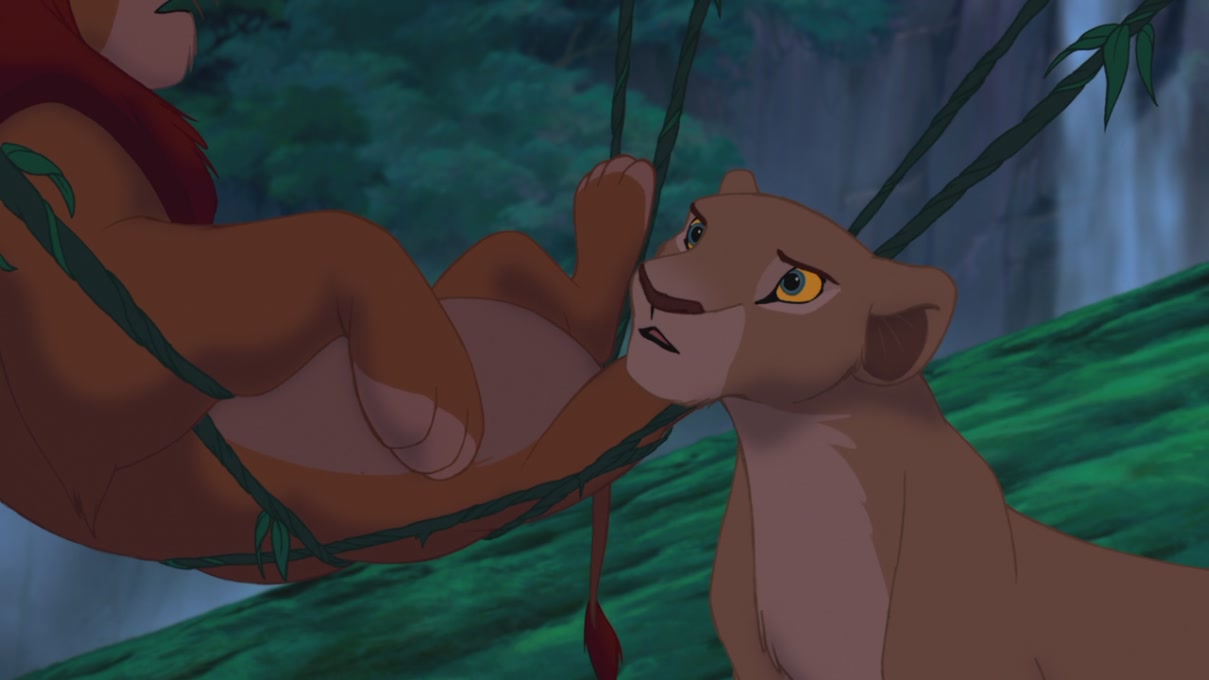 Screencaps of Simba & Nala from the Walt Дисней animated film: "Th...