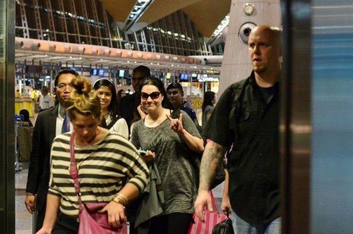  Evanescence @ the airport - Kuala Lumpur, MY
