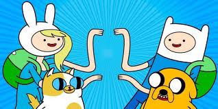  Finn and Jake with Fionna and Cake