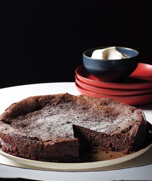  Flour-less chocolat Cake