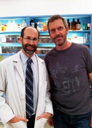 Hugh Laurie and Brian Huskey (Dr. Riggin)- House MD