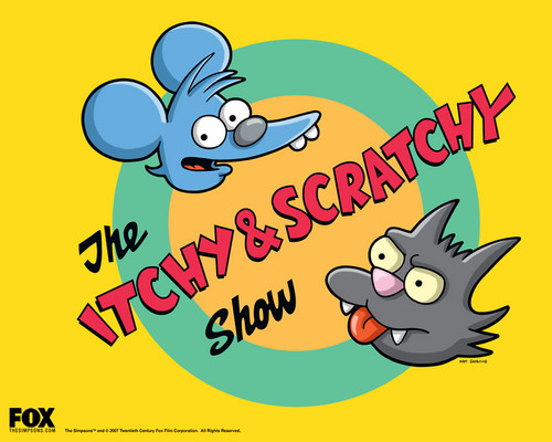Itchy and Scratchy  Wallpaper