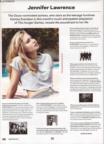 Jen discusses music with SPIN magazine
