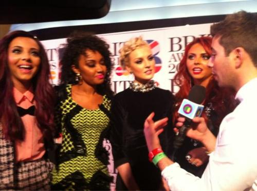  Little Mix at the BRIT Awards 2012.
