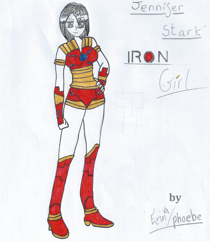  My new OC Iron Girl/Jennifer Stark
