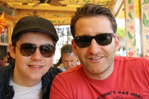  Paul: Good times Monday with @damianmcginty at Venice spiaggia