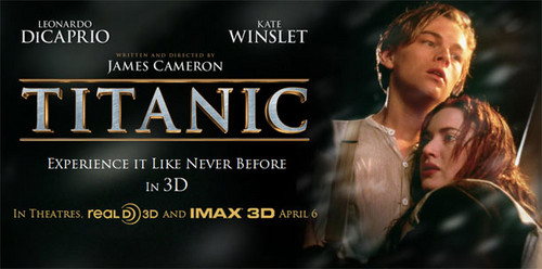  Титаник 3D Movie Poster