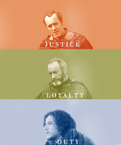  Justice • Loyalty • Duty