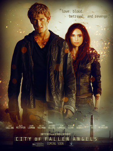  'The Mortal Instruments: City of Fallen Angels' fanmade movie poster