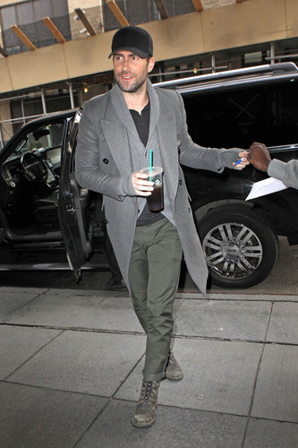  Adam Levine Arrives at the 'Today Show'
