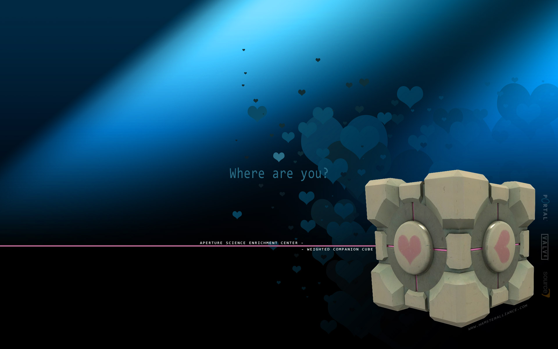 Companion Cube Portal 2 壁紙 ファンポップ
