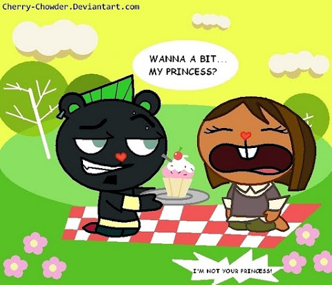 Duncan and Courtney (Happy Tree Friends Style)