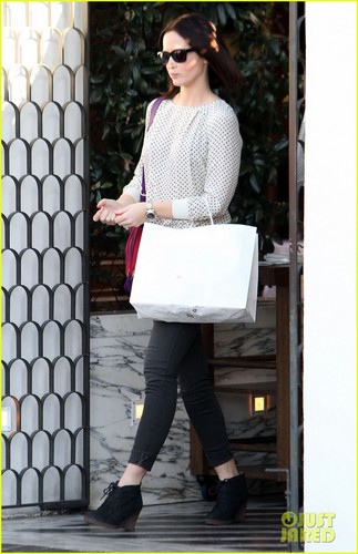 Emily Blunt: Birthday Lunch at Cecconi's