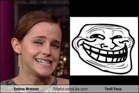 Emma Watson's Troll Face