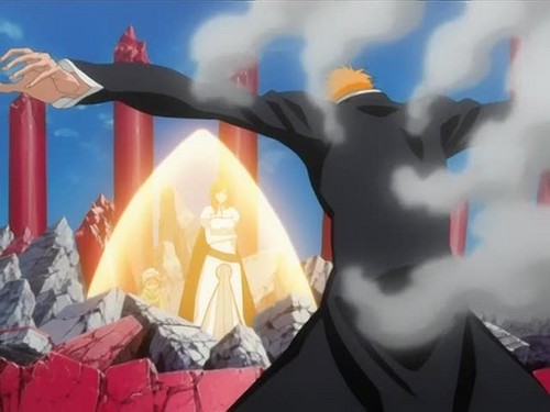  Ichigo protects Nel & Orihime