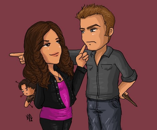  Katherine and Stefan fanart