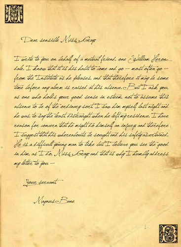  Magnus' letter to Tessa