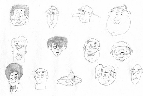 Cartoon faces