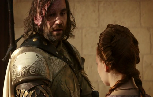 Sandor Clegane and Sansa Stark