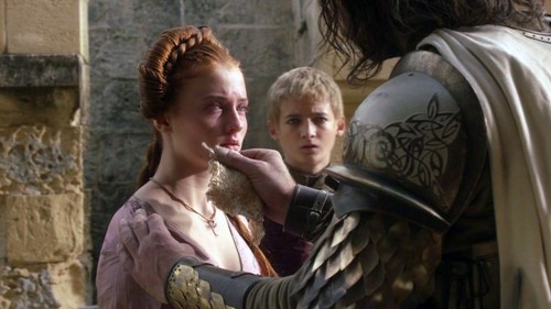  Sandor Clegane and Sansa Stark