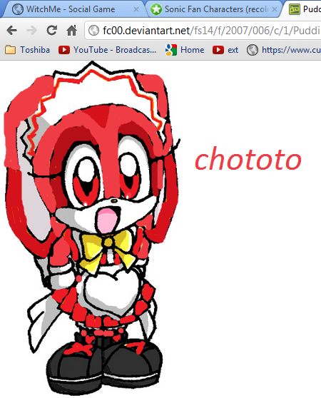 chototo the rabbit creams cousin!