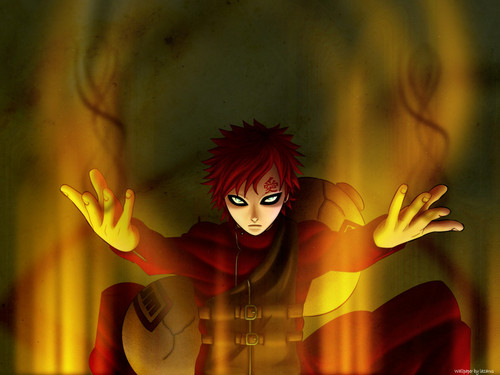 gaara and the sand