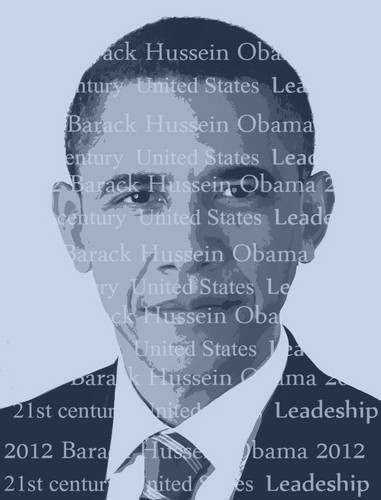  obama with words
