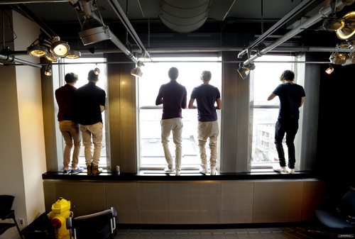  1D at the New. Music. Live studios in Toronto {27/02/12} ♥