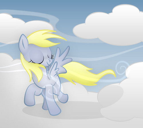  Derpy Hooves in the clouds