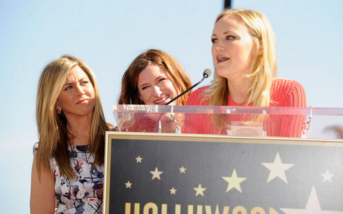  Jennifer Aniston Honored On The Hollywood Walk Of Fame
