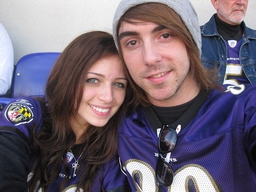  Lisa and Alex at a Ravens game