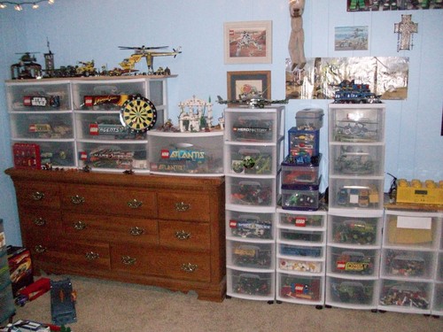  My brother's Lego collection O_O