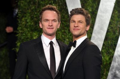  Neil and David @ 2012 Vanity Fair Oscar Party