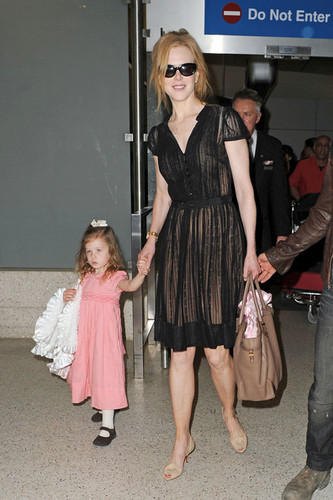 Nicole Kidman and Keith Urban at the Airport