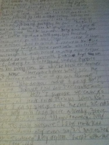  complimenten to anyone who can actually read my hand writing!