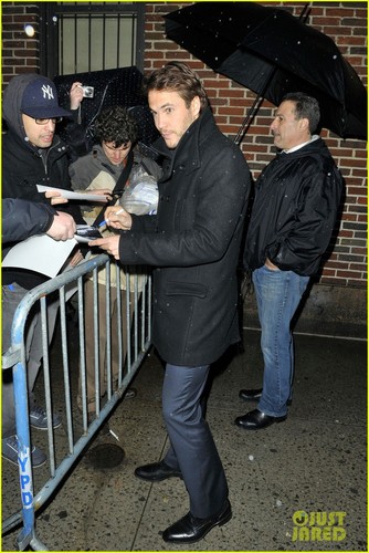 Taylor Kitsch: 'Late Show With David Letterman' Visit!