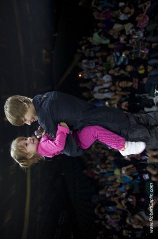  justin & jazzy on stage