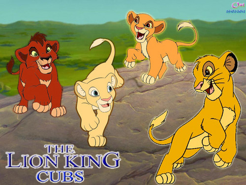  the lion king cub پیپر وال