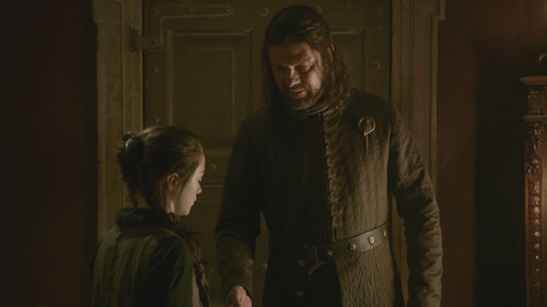  Arya and Eddard