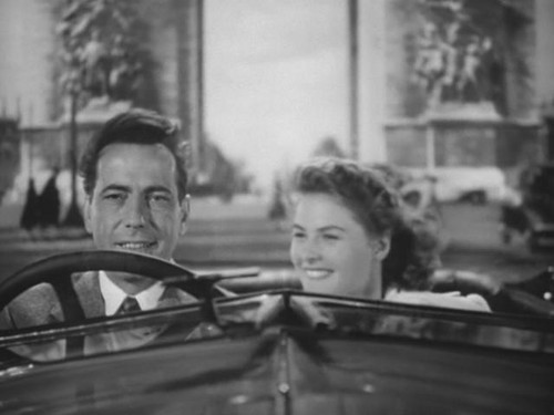 Bogie and Ingrid Bergman in Casablanca
